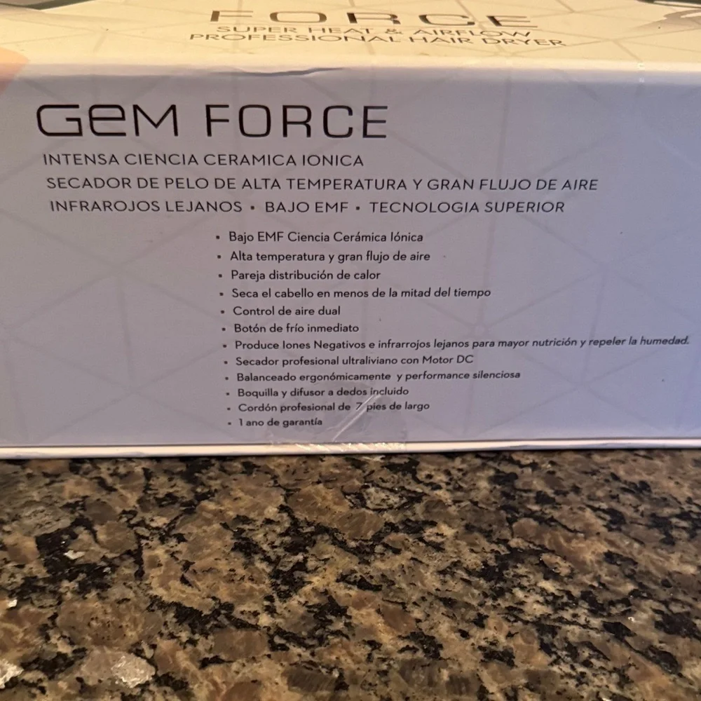 Magic GEM Force Pink Hair Dryer NWT pink
